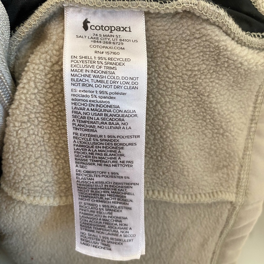 Cotopaxi Tempa Fleece Hooded Jacket - Womens Small Outdoor Hiking Gorpcore - Picture 11 of 16